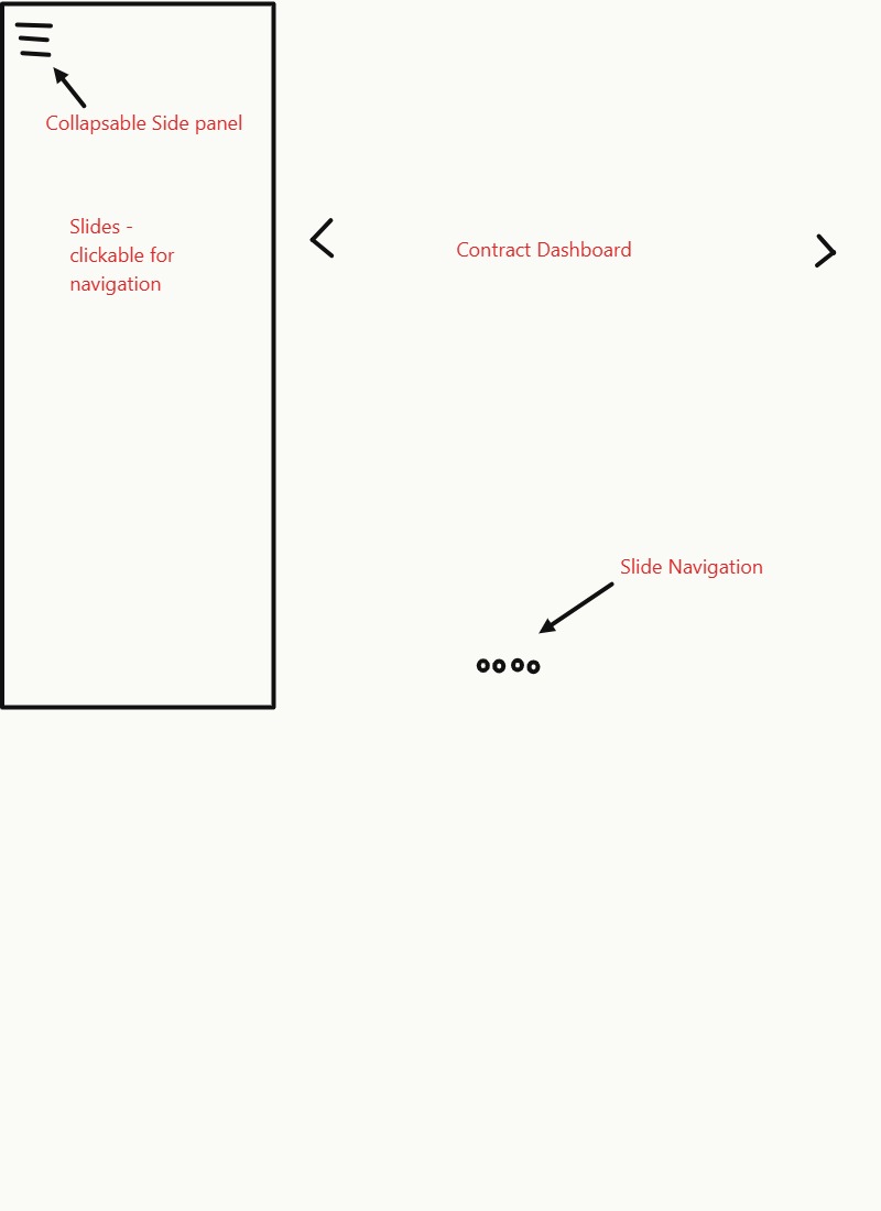 UI wireframe sketch